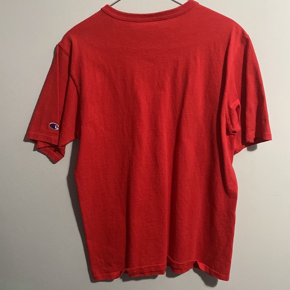 Champion tee red. Worn 3 times! - Picture 5 of 6